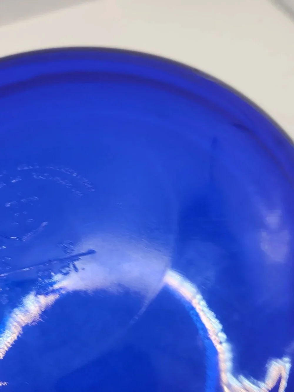 Vintage Anchor Hocking 10 Inch Cobalt Blue Glass Pie Plate